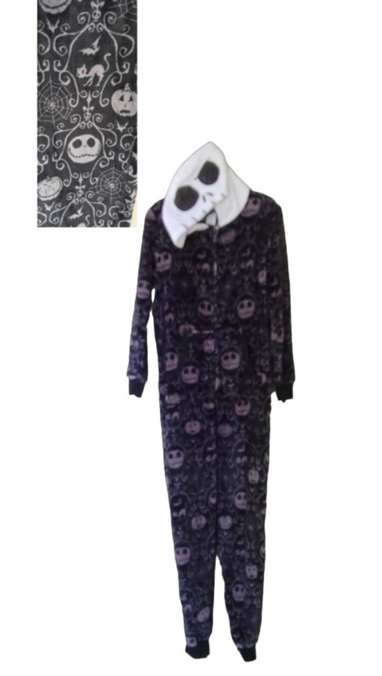Disney The Nightmare Before Christmas Plush Hooded Sleepware-Loungewear suit M